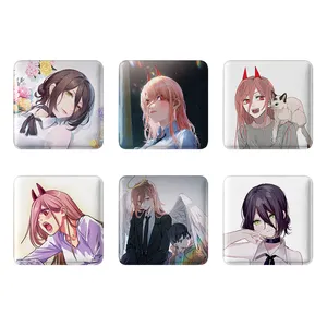 مگنت خندالو طرح انیمه مرد اره ای Chainsaw Man کد 1433A مجموعه 6 عددی