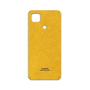 MAHOOT Mustard-Leather Cover Sticker for Xiaomi Redmi 9C NFC
