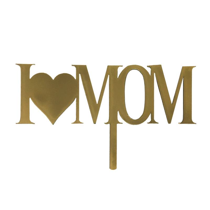 تاپر کیک هانستو مدل I love MOM کد TP001