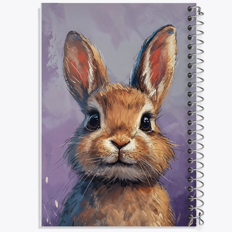 دفتر مشق 50 برگ خندالو طرح خرگوش بامزه کد N3824