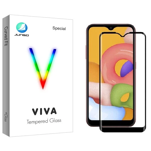 محافظ صفحه نمایش جانبو مدل FUL مناسب برای گوشی موبایل سامسونگ Galaxy A10