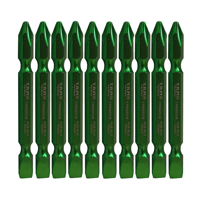 سری پیچ گوشتی یک سر چهارسو یک سر دو سو تام مدل AT - 65 مجموعه 10 عددی 