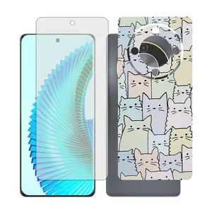 Glass together model matte screen protector suitable for Honor X9b mobile phone with back cover sticker
