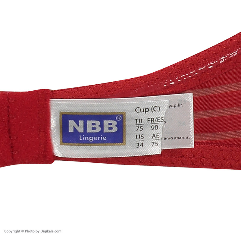 سوتین زنانه ان بی بی مدل 30001 رنگ قرمز