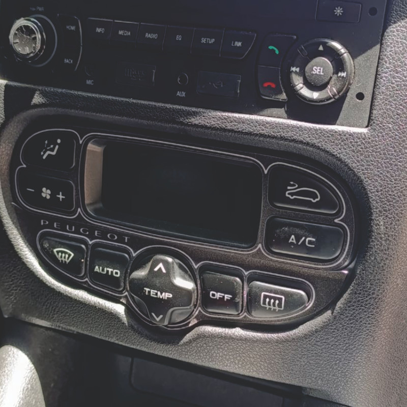 برچسب قاب دریچه کولر مدل PH-94  مناسب برای 206 و 207 تیپ 5