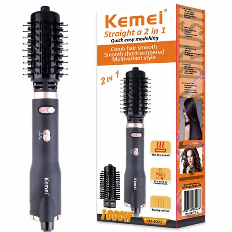 سشوار برس دار چرخشی کیمی مدل KM 8022 سشوار برس دار چرخشی کیمی مدل KM 8022