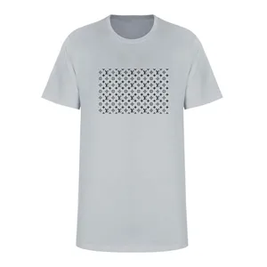 تی شرت آستین کوتاه زنانه مدل  L267 رنگ طوسی