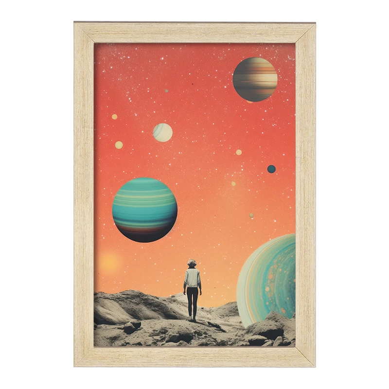 تابلو خندالو مدل کهکشان کد F3212