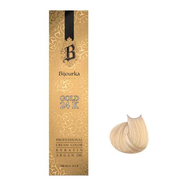 رنگ مو بیجورکا شماره 8/75 حجم 100 میلی لیتر رنگ کاپوچینوی خیلی روشن