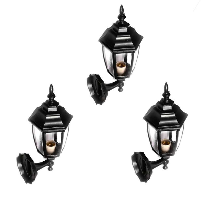 چراغ حیاطی مدل رزا کد 01 بسته 3 عددی