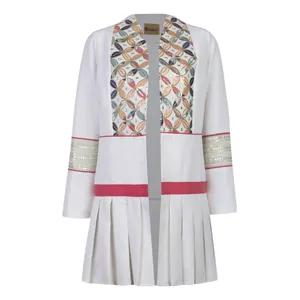 مانتو زنانه نغمه مدل چین دار 02