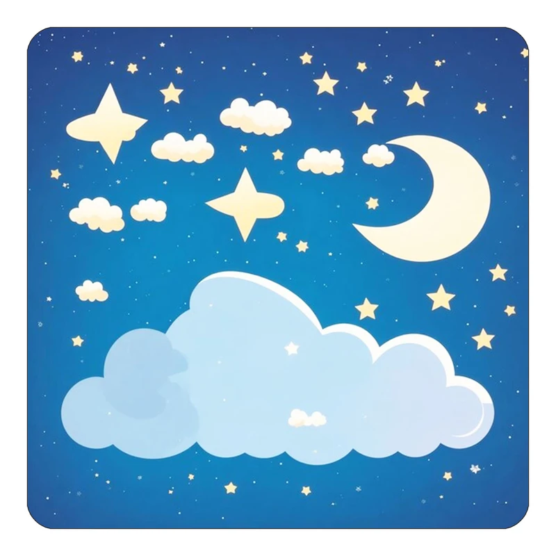 مگنت کاکتی طرح ماه و ستاره مدل mp54990