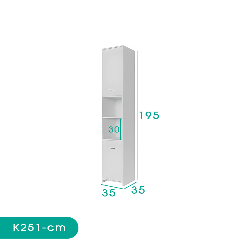 کتابخانه اسمردیس مدل K251 - MDF