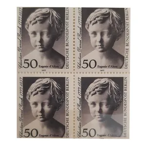 تمبر یادگاری مدل بلوک کودک مجموعه 4 عددی