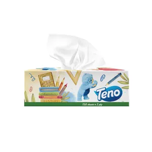 دستمال کاغذی 2 لایه 150 برگ تنو مدل 002