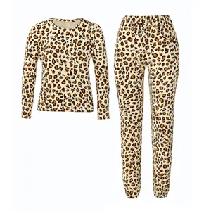 ست بلوز و شلوار راحتی زنانه مدل پلنگی کد a