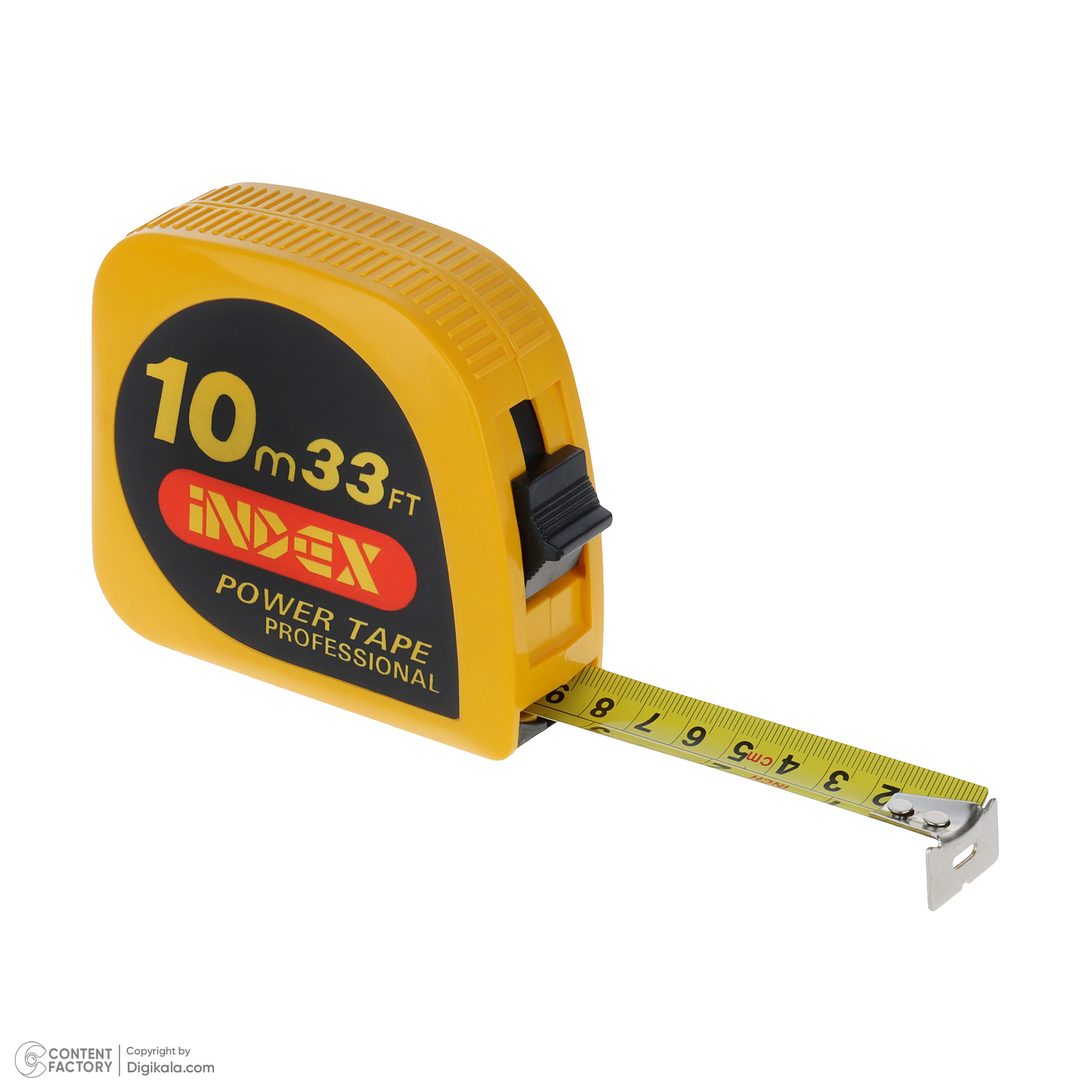 متر 10 متری ایندکس مدل Power Tape متر 10 متری ایندکس مدل Power Tape