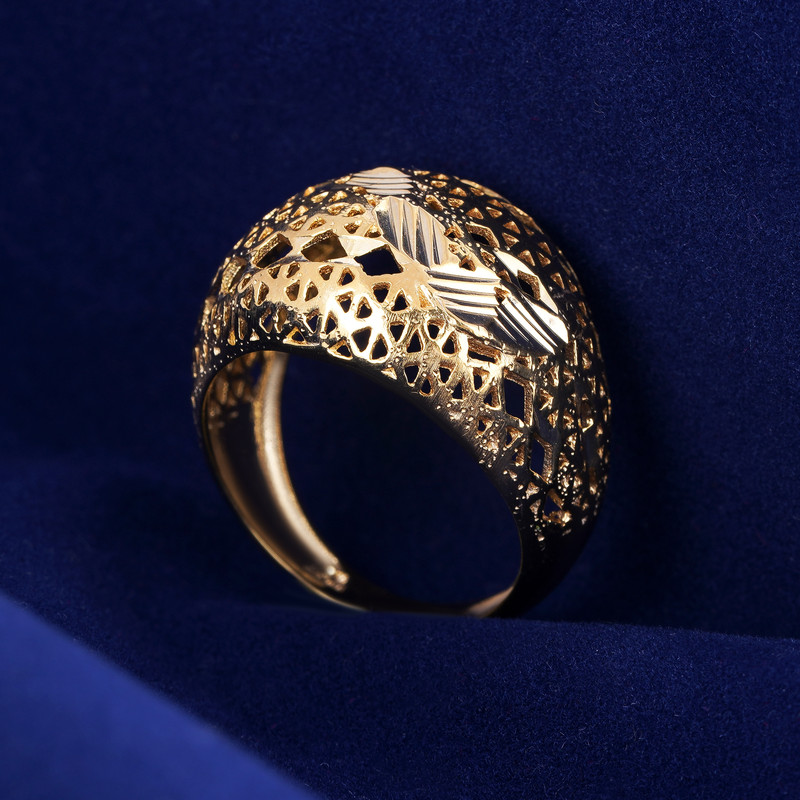 انگشتر طلا 18 عیار زنانه جواهری سون مدل 4362