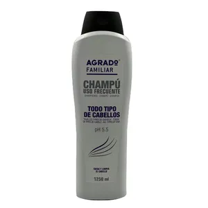 شامپو مو آگرادو مدل familiar حجم 1250 میلی لیتر