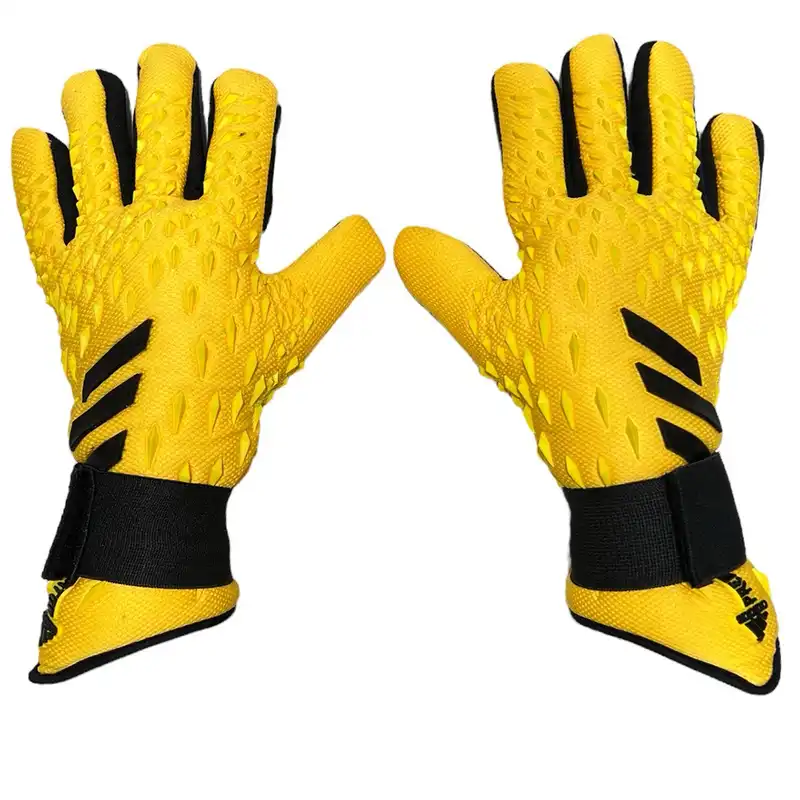 دستکش دروازه بانی مدل پریدیتور 3خط ژله ای ساقدار سایز10