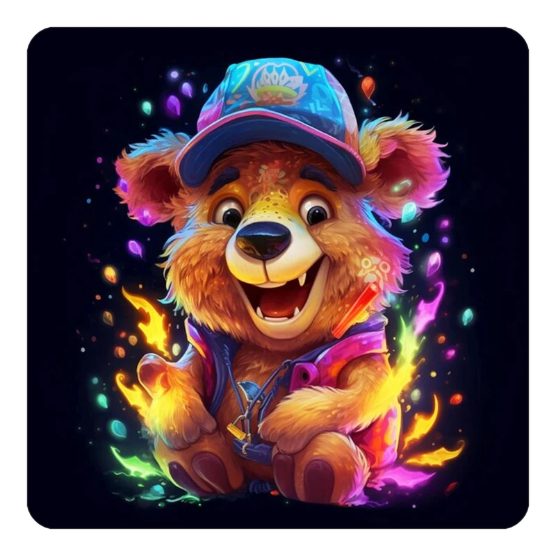 مگنت کاکتی طرح حیوانات رنگی مدل mp26819