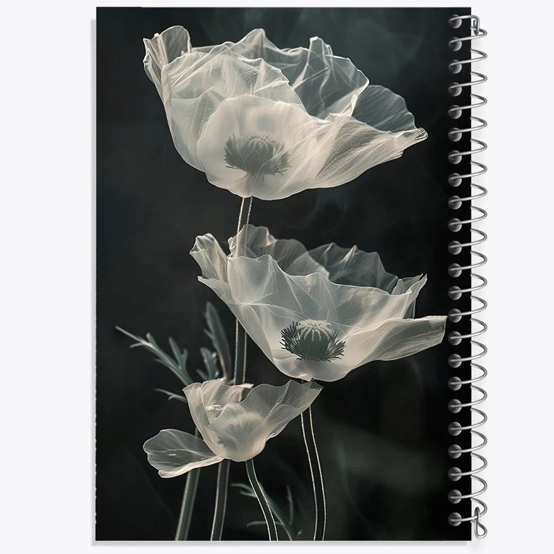 دفتر مشق 50 برگ خندالو طرح گل کد N5870