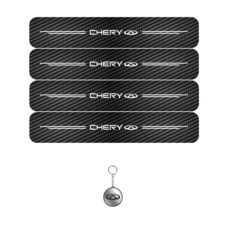 برچسب پارکابی مهدیار طرح کربن کد LCE0039 مناسب برای چری مجموعه4عددی به همراه جاکلیدی