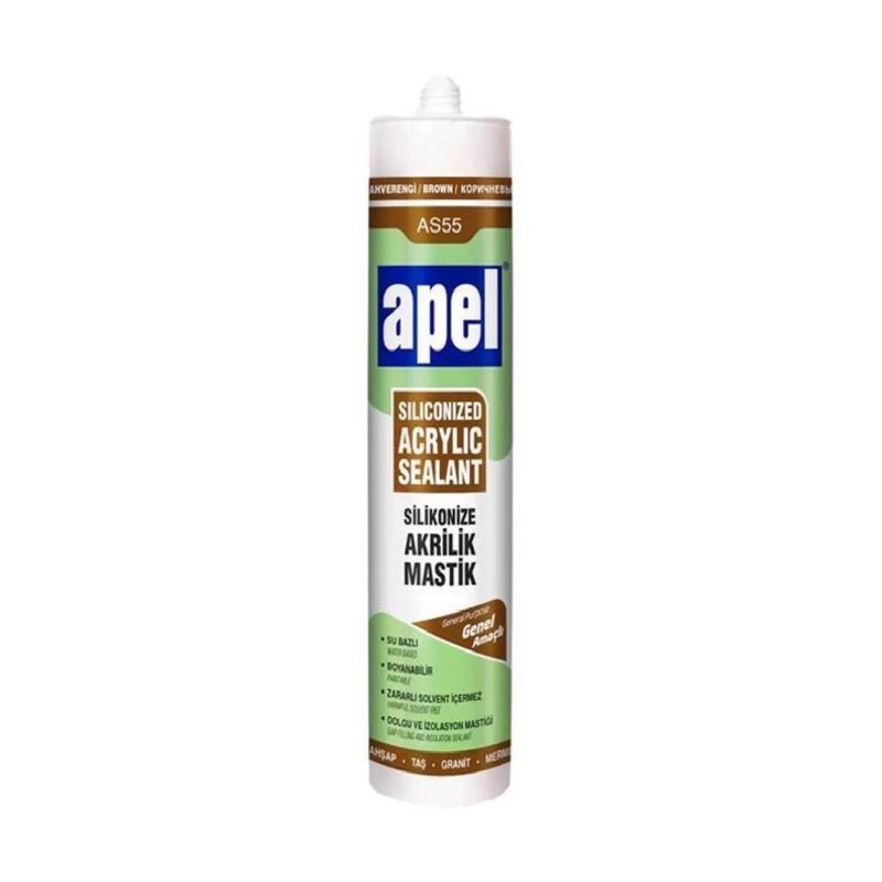 درزگیر  قهوه ای چوب اپل مدل AP212 حجم 330 میلی لیتر