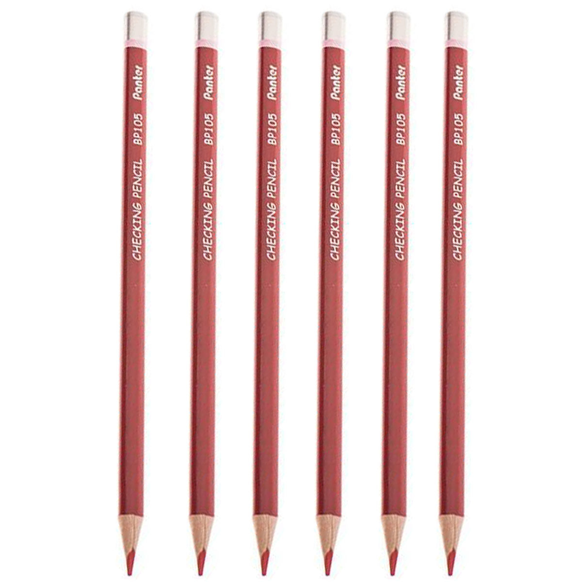   مداد قرمز پنتر مدل Checking Pencil BP112 بسته 6 عددی 