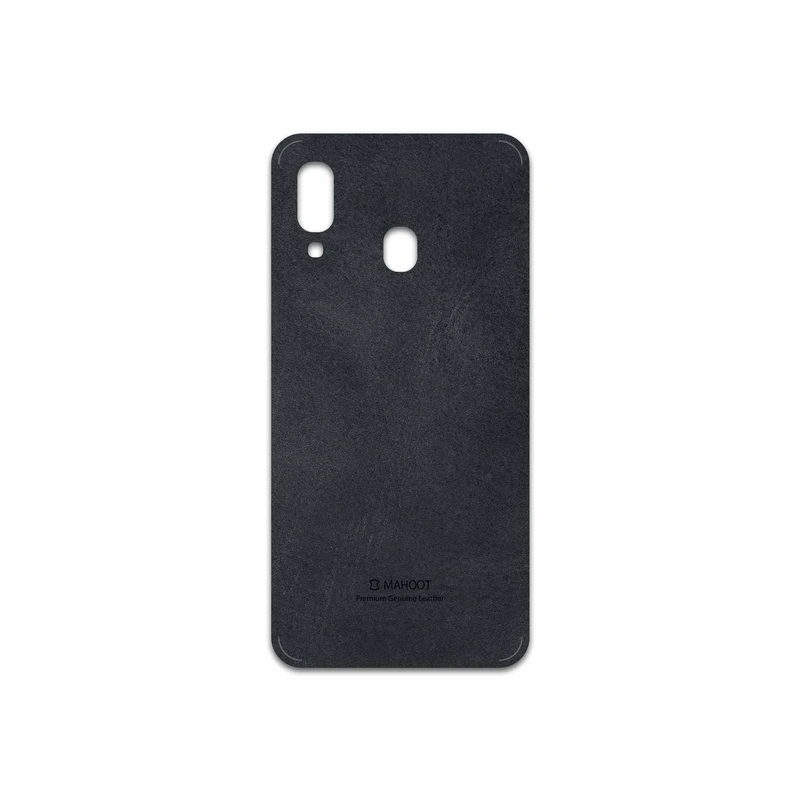 برچسب پوششی ماهوت مدل Graphite Buffalo Leather مناسب برای گوشی موبایل سامسونگ Galaxy A40