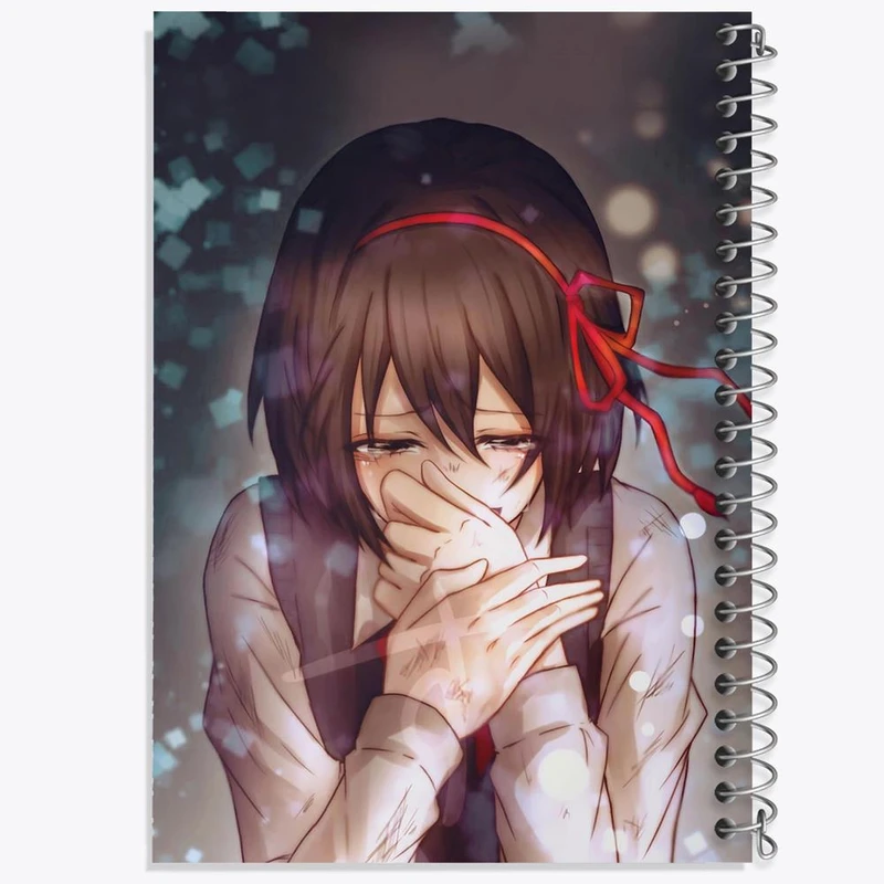 دفتر نقاشی 50 برگ خندالو مدل میتسویا میامیزو انیمه یورنیم Your Name کد 16263