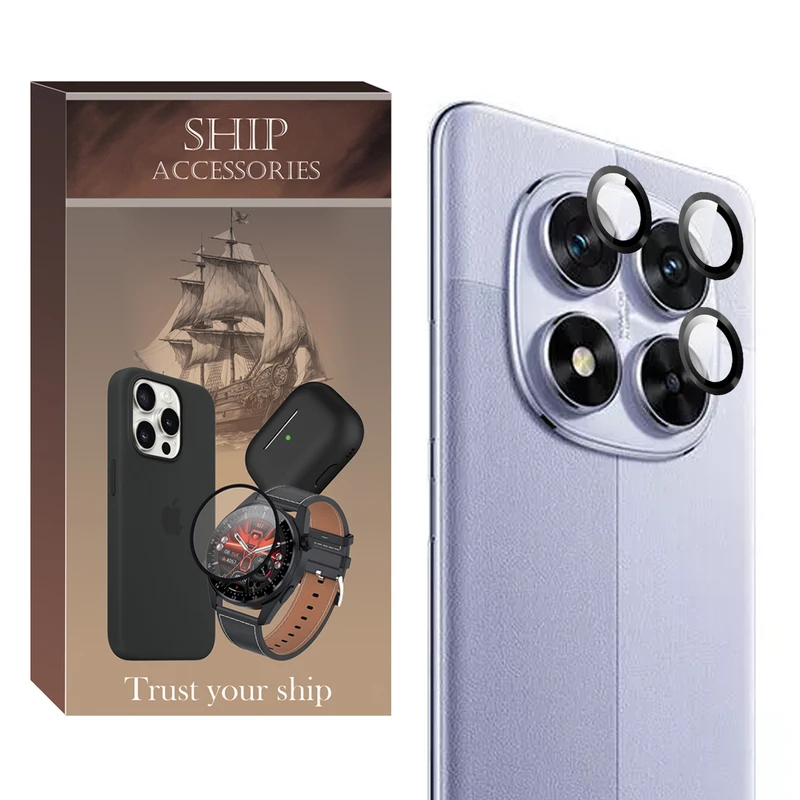 محافظ لنز دوربین شیپ مدل Ring Metal SH مناسب برای گوشی موبایل شیائومی Redmi Note 14 Pro