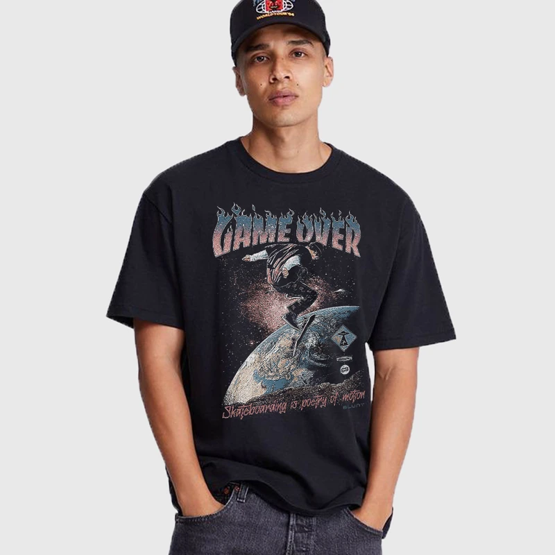 تی شرت آستین کوتاه مردانه مدل گیم اور z638