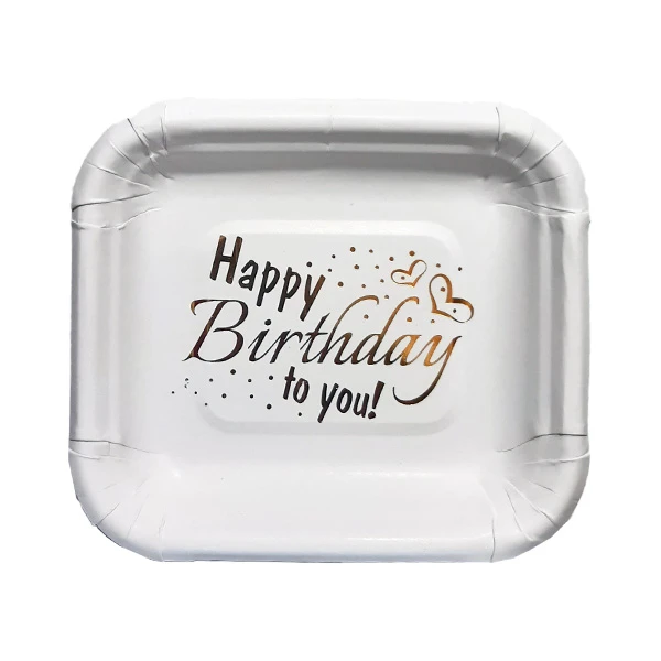 پیش دستی یکبار مصرف مدل پاستیلی مجموعه 10 عددی