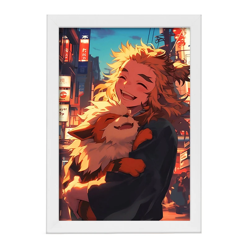 تابلو خندالو مدل انیمه پوکمون (pokemon) کد F9786