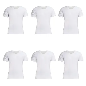 زیرپوش آستین دار مردانه مدل ABC بسته 6 عددی