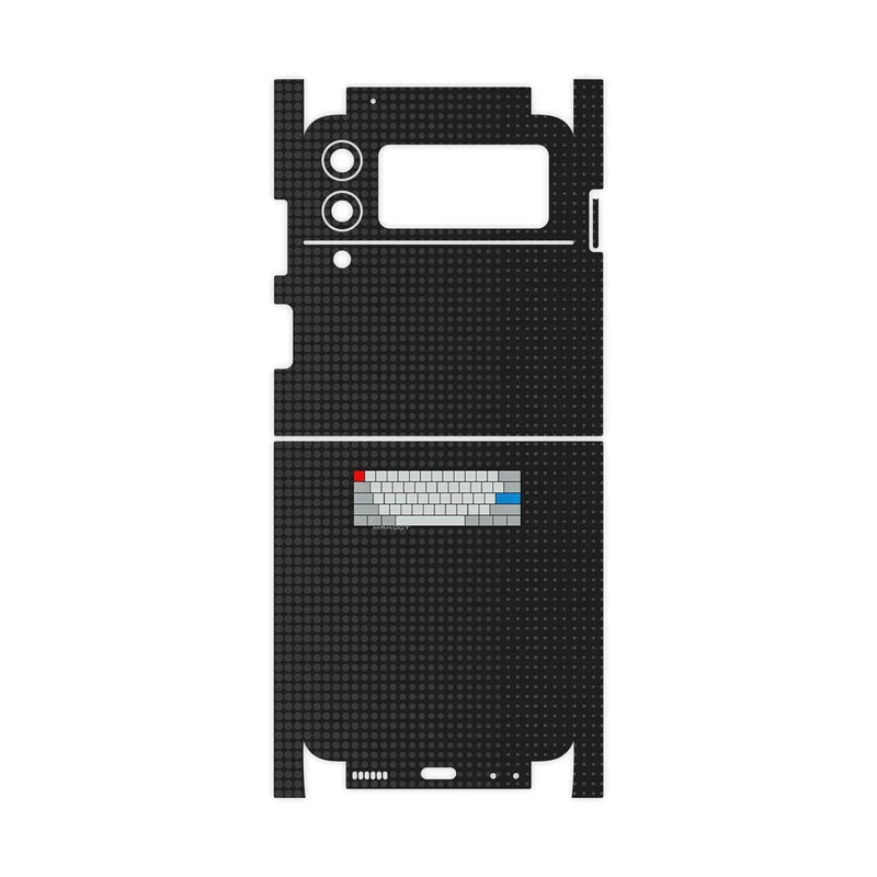 برچسب پوششی ماهوت مدل Minimal Keyboard Icon-FullSkin مناسب برای گوشی موبایل سامسونگ Galaxy Z Flip3 5G