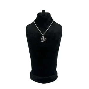 گردنبند نقره دخترانه مدل قلب