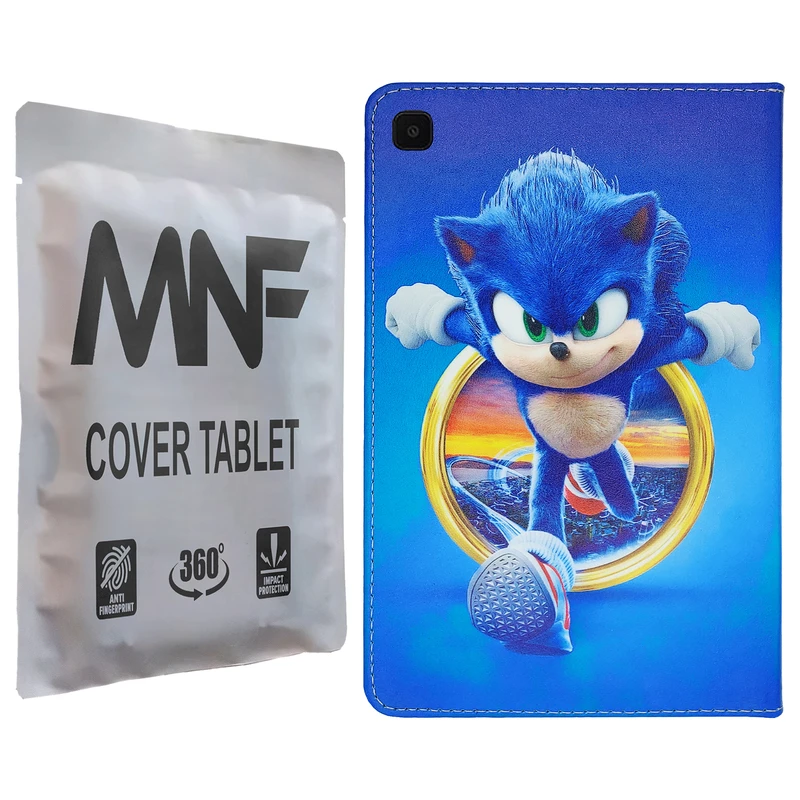 کیف کلاسوری ام ان اف طرح سونیک کد M-113 مناسب برای تبلت سامسونگ Galaxy Tab A7 10.4 2020 / T505