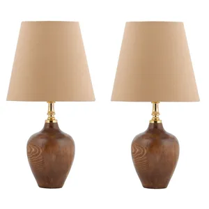 آباژور رومیزی مدل چوبی بومرنگ کد 11 مجموعه 2 عددی