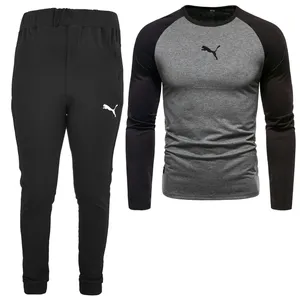 ست تی شرت و شلوار مردانه مدل 04009117 رنگ مشکی