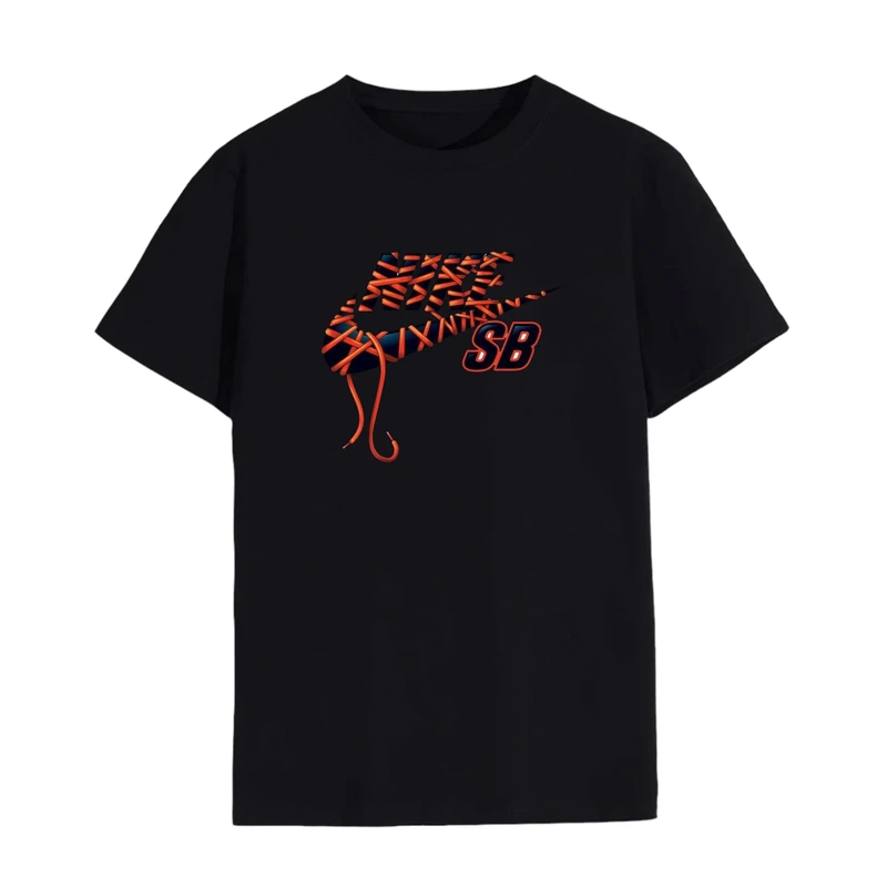 تی شرت لانگ آستین کوتاه زنانه مدل لوگو کد 8