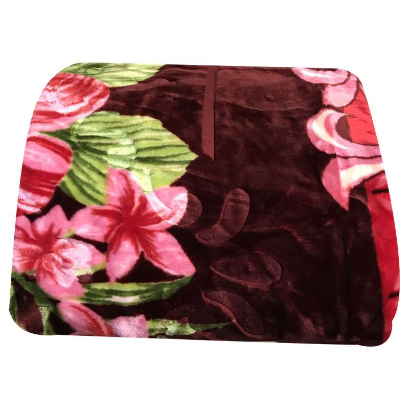 پتو نرمینه بافت مدل نرمین کد 327 سایز 220x240 سانتی‌متر