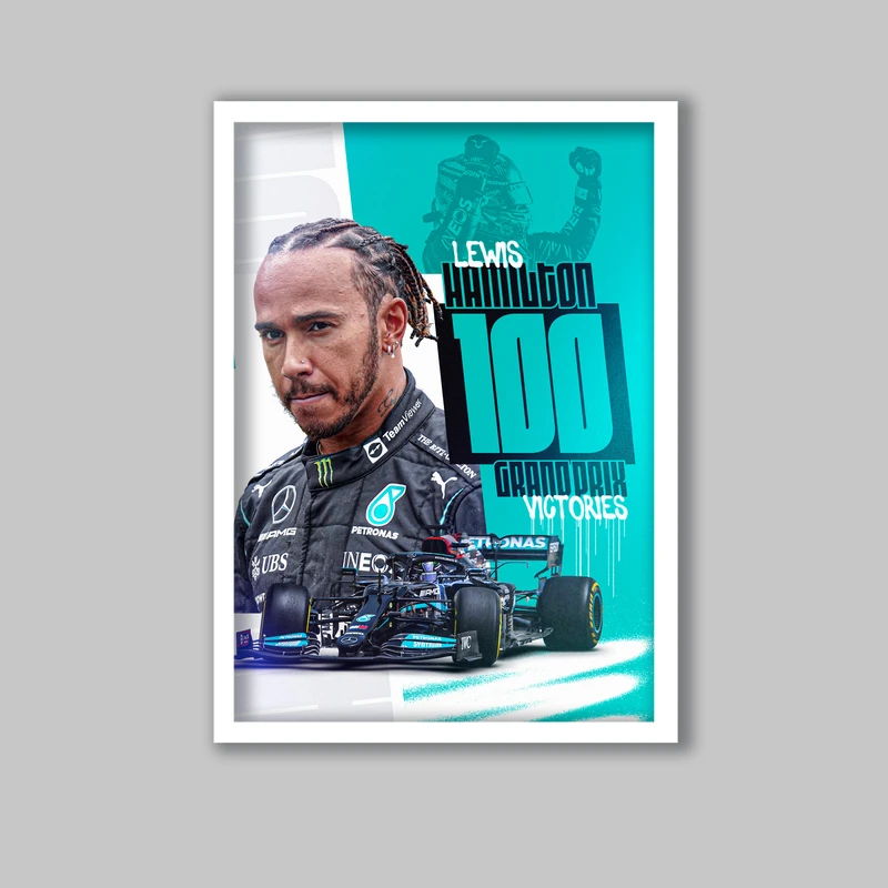 تابلو مدل فرمول یک  لوئیس همیلتون کد LA-G10288