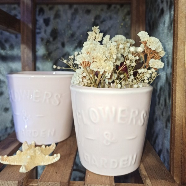 گلدان مدل Flowers garden مجموعه دو عددی