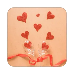 زیر لیوانی کاکتی طرح عاشقانه مدل mp39638