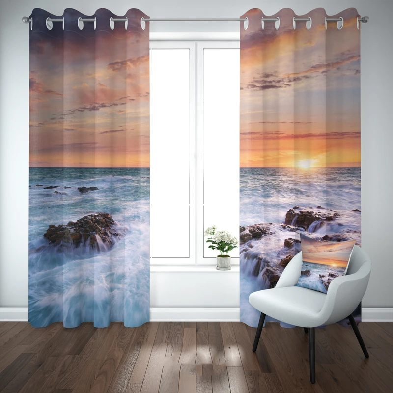 پرده مدل b2193 سایز 140×280 سانتی متر