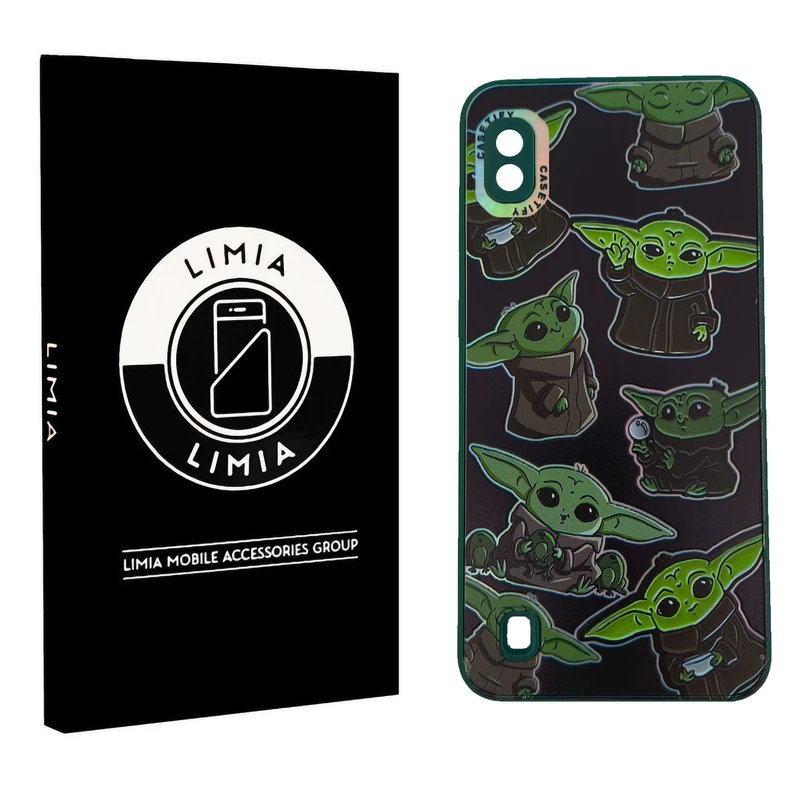 کاور لیمیا مدل فانتزی لنزدار طرح عروسکی شبرنگی مناسب برای گوشی موبایل سامسونگ Galaxy A10 / M10