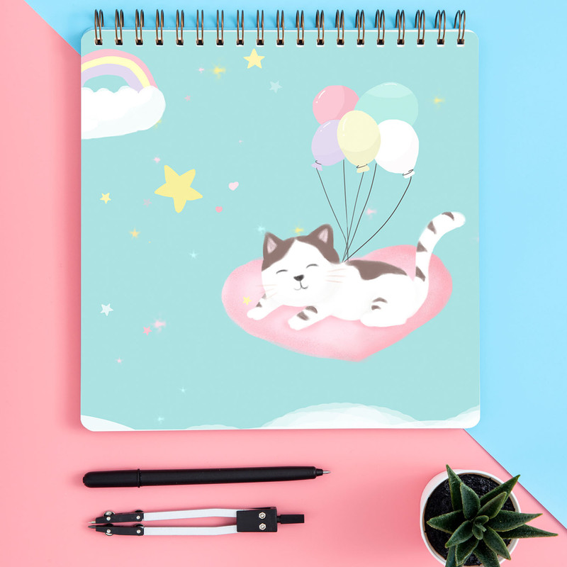 دفتر یادداشت باژیکان طرح گربه کد 20100013