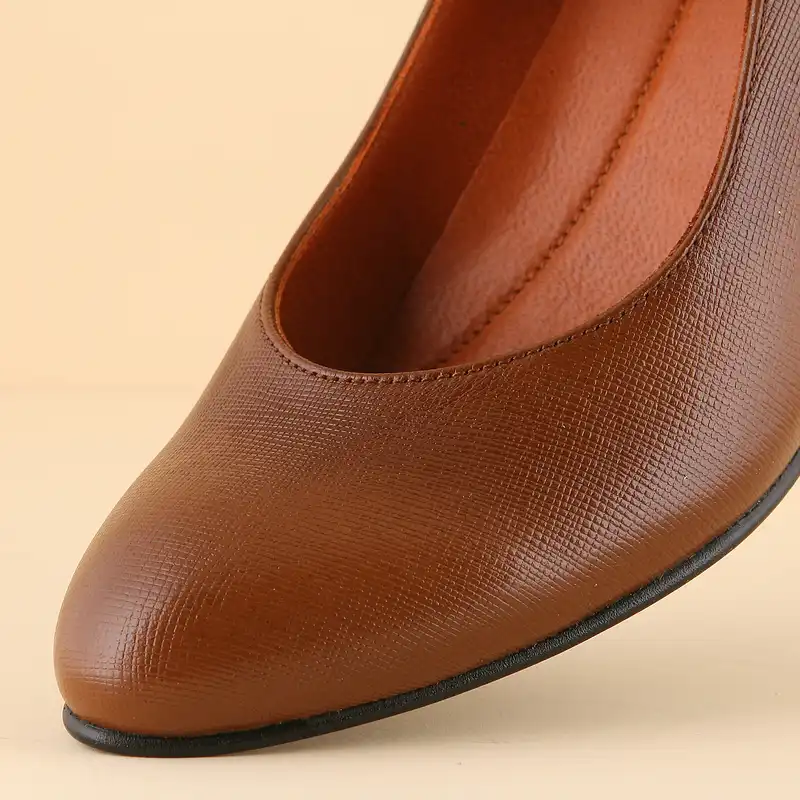 کفش زنانه چرم یلسان مدل  آنا کد ASL-ANA-602-HRM